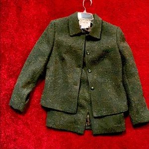 New! Green 2piece Wool Suit